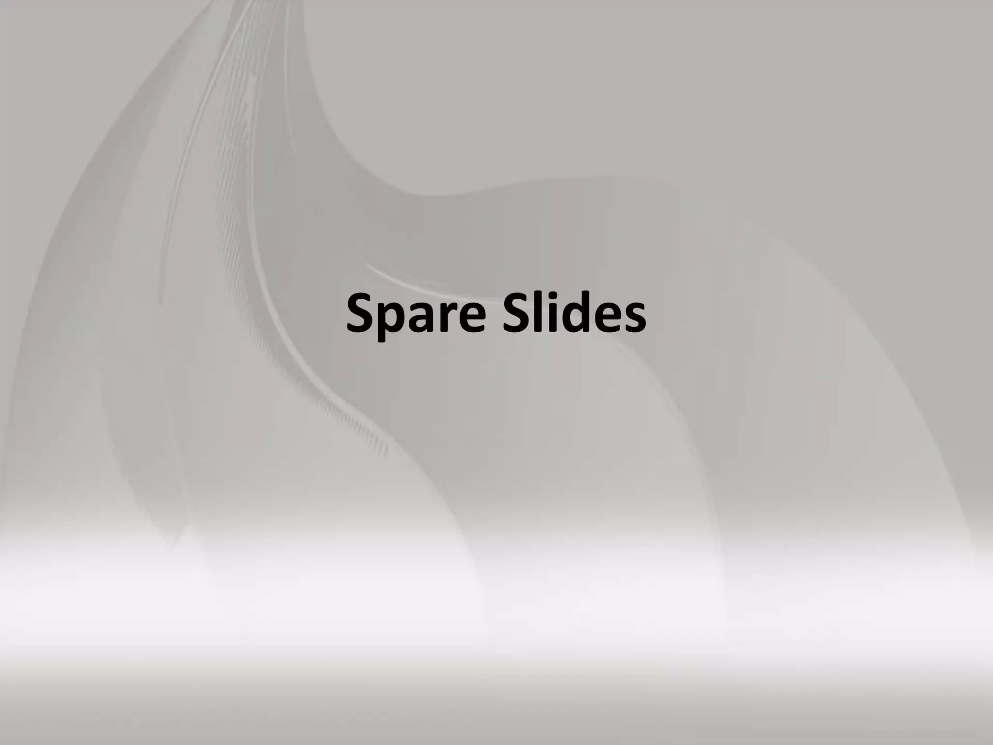 Spare Slides
 