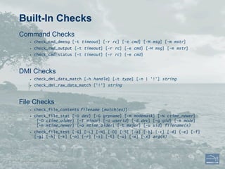 LBNL Node Health Check Update | PDF