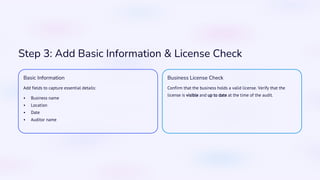LBO Compliance Audit 2016 with eAuditor Audits and inspections | PDF