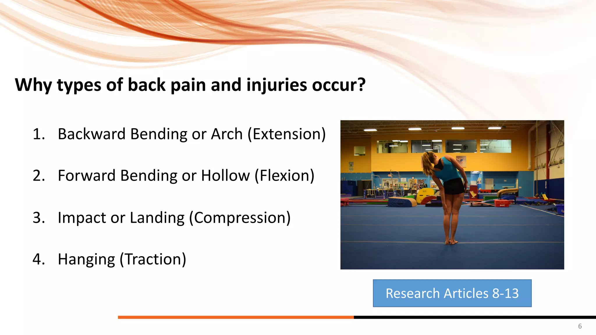 Preventing Back Injuries in Gymnastics | PPT