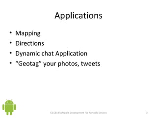 Lecture Slides for Location based Services [Android] | PPT
