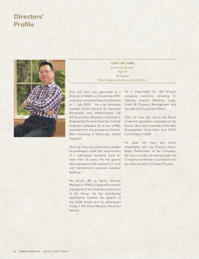 Lbs Annual Report2012
