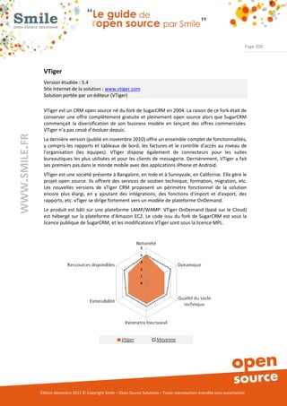 Page 209




                VTiger
                Version étudiée : 5.4
                Site Internet de la solution : www.vtiger.com
                Solution portée par un éditeur (VTiger)

                VTiger est un CRM open source né du fork de SugarCRM en 2004. La raison de ce fork était de
                conserver une offre complètement gratuite et pleinement open source alors que SugarCRM
                commençait la diversification de son business modèle en lançant des offres commerciales.
                VTiger n’a pas cessé d’évoluer depuis.
WWW.SMILE.FR




                La dernière version (publié en novembre 2010) offre un ensemble complet de fonctionnalités,
                y compris les rapports et tableaux de bord, les factures et le contrôle d'accès au niveau de
                l'organisation (les équipes). VTiger dispose également de connecteurs pour les suites
                bureautiques les plus utilisées et pour les clients de messagerie. Dernièrement, VTiger a fait
                ses premiers pas dans le monde mobile avec des applications iPhone et Android.
                VTiger est une société présente à Bangalore, en Inde et à Sunnyvale, en Californie. Elle gère le
                projet open source. Ils offrent des services de soutien technique, formation, migration, etc.
                Les nouvelles versions de vTiger CRM proposent un périmètre fonctionnel de la solution
                encore plus élargi, en y ajoutant des intégrations, des fonctions d'import et d'export, des
                rapports, etc. vTiger se dirige fortement vers un modèle de plateforme OnDemand.
                Le produit est bâti sur une plateforme LAMP/WAMP. VTiger OnDemand (basé sur le Cloud)
                est hébergé sur la plateforme d'Amazon EC2. Le code issu du fork de SugarCRM est sous la
                licence publique de SugarCRM, et les modifications VTiger sont sous la licence MPL.




               Édition décembre 2012 © Copyright Smile – Open Source Solutions – Toute reproduction interdite sans autorisation
 