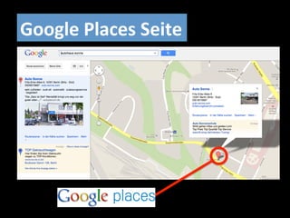Google	
  Places	
  Seite	
  
 