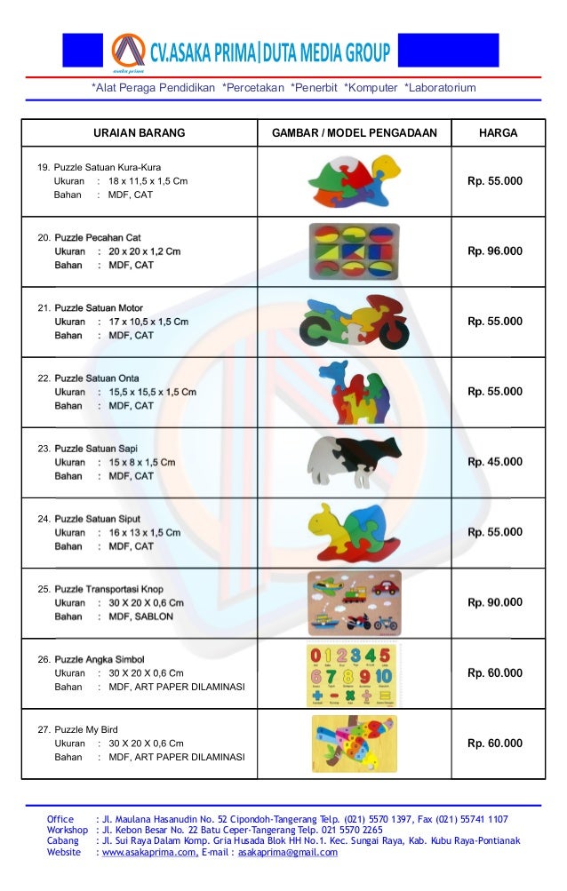 (DAFTAR HARGA APE ) ~ MAINAN EDUKATIF ~ APE PAUD TK ~ RAB