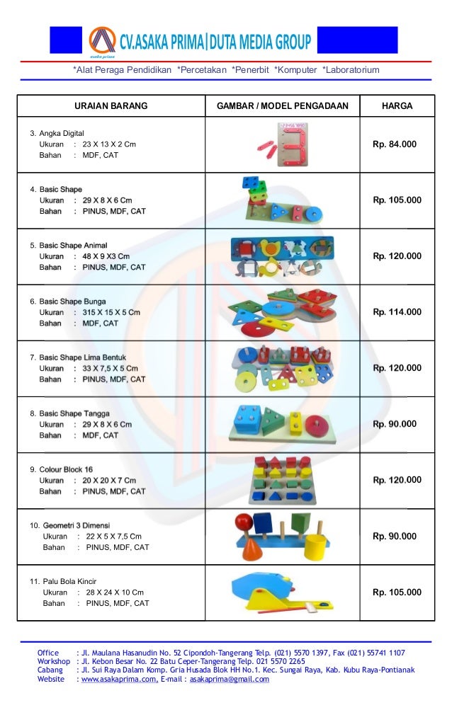 DAFTAR HARGA APE MAINAN EDUKATIF APE PAUD TK RAB DAFTAR HARGA APE MAINAN EDUKATIF APE PAUD TK RAB