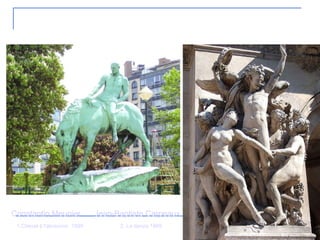 5. Escultura S.XIX 2. La danza 1869 Jean-Baptiste Carpeaux 1.Cheval à l'abreuvoir  1899 Constantin Meunier 