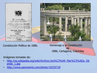 http://www.panoramio.com/photo/10235718Guerra de los mil días	La Guerra de los Mil Días fue una guerra civil que asoló a la República de Colombia y a Panamá (que en ese entonces era un Departamento de Colombia), entre 1899 y 1902 . Tuvo como resultado la victoria del gobierno y la posterior separación de Panamá en 1903[cita requerida]. El conflicto enfrentó a miembros del Partido Liberal Colombiano contra el gobierno detentado por una fracción del Partido Conservador, llamada Nacional, y brevemente en cabeza del presidente Manuel Antonio Sanclemente.