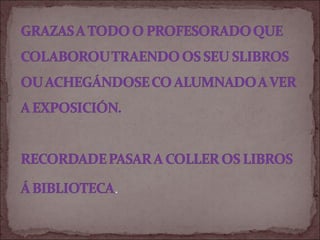 Fotos Día do Libro