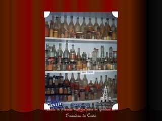 Areia de diversas matizes para os quadros de Goiandira do Couto 