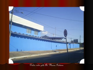 Prédio visto pela Av. Maria Pestana 