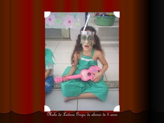 Mala de Leitura Grupo de alunos de 5 anos 