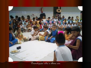 Dramatização sobre a última ceia 