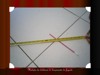 Medição da distância do lançamento do foguete 