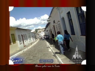 Alunos pelas ruas de Goiás 