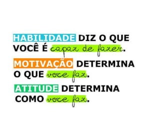 Atitude - Uma Questão Pessoal