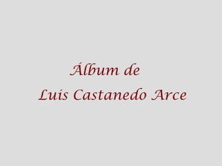Álbum de  Luis Castanedo Arce 