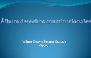 Álbum derechos constitucionales Wílmar Octavio Penagos Granada 18519771 