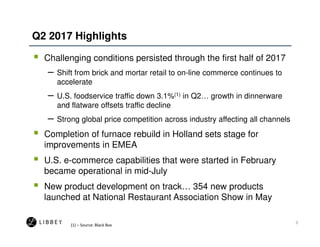 Q2 2017 Earnings Call Presentation | PPT
