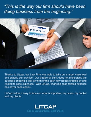 Legal Capital Attorney Financing Options