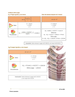 147 de 269
Primer semestre
 