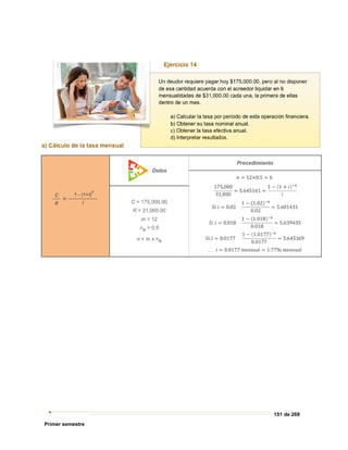 151 de 269
Primer semestre
 