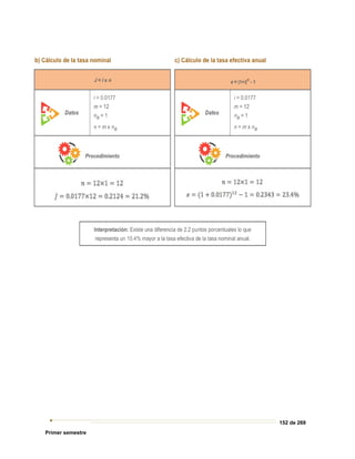 152 de 269
Primer semestre
 