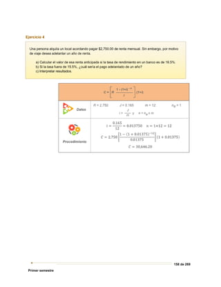 158 de 269
Primer semestre
 
