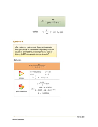 160 de 269
Primer semestre
 