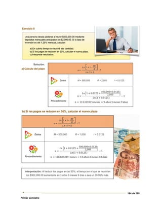 164 de 269
Primer semestre
 
