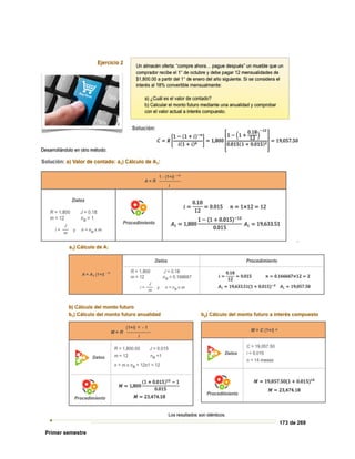 173 de 269
Primer semestre
 