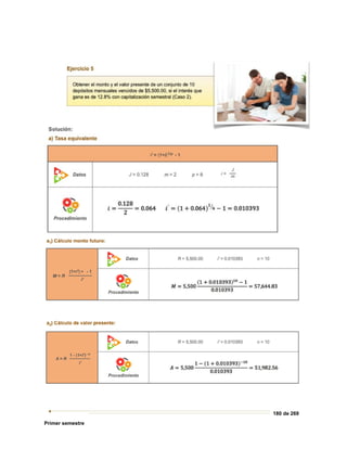 180 de 269
Primer semestre
 