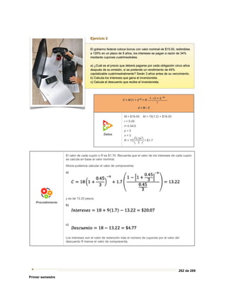 262 de 269
Primer semestre
 