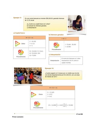 37 de 269
Primer semestre
 