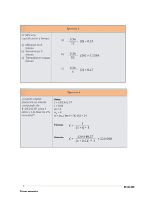 86 de 269
Primer semestre
 