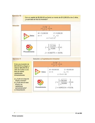 91 de 269
Primer semestre
 
