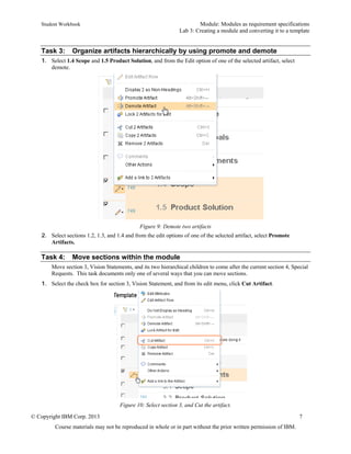Lab 3: Creating a module and converting it to a template | PDF