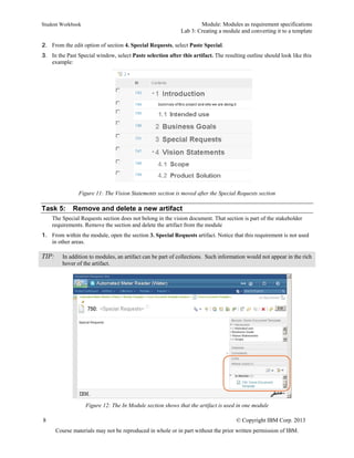 Lab 3: Creating a module and converting it to a template | PDF