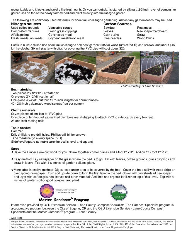 lasagna gardening composting sheet mulch oregon state university oregon form 20 v