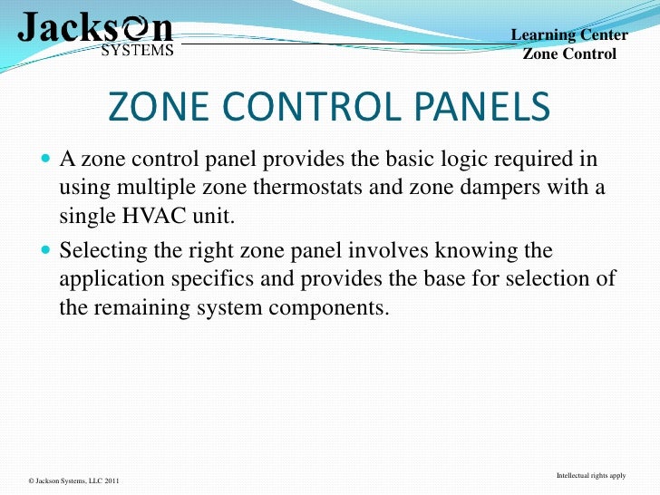 Zone Control Basics