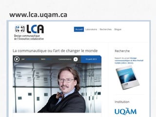 WWW.LCA.UQAM.CA
www.lca.uqam.ca
 