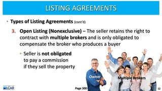 LCAR Unit 17 - Listing Agreements and Buyer Representation Contracts - 14th Edition Revised