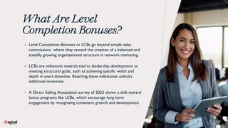 Navigating Level Completion Bonuses in the MLM | PDF