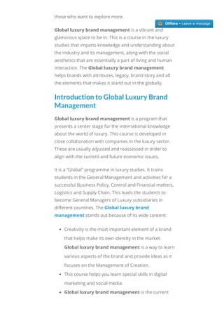 Global Luxury Brand Management Pdf