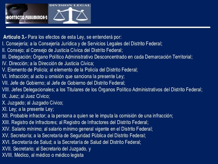 Ley de Cultura Cívica para el DF Ley de Cultura Cívica para el DF