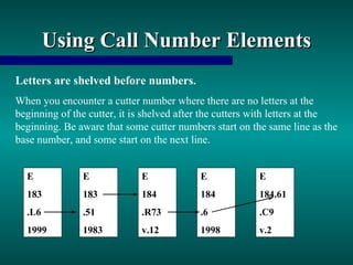 Lc call number_power_point_presentation | PPT