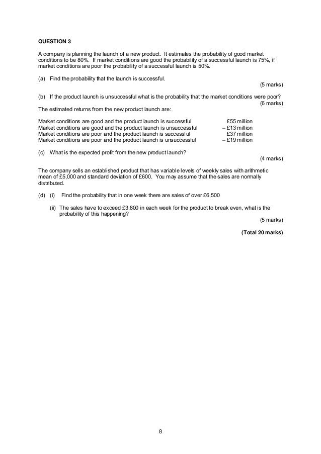 Lcci Business Statistics Series 2 2002