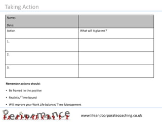 Time Management & Worklife Balance training course | PPTX