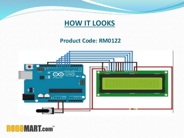 Arduino uno lcd display 16x2