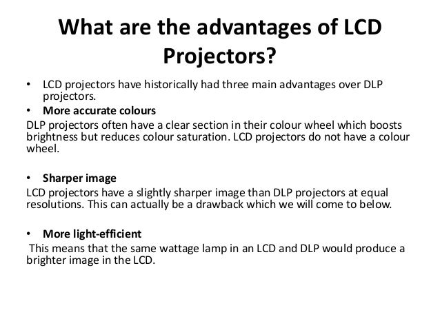 Comparison Of LCD DLP Projector